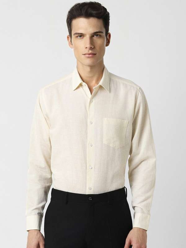 Cream colour sale shirts