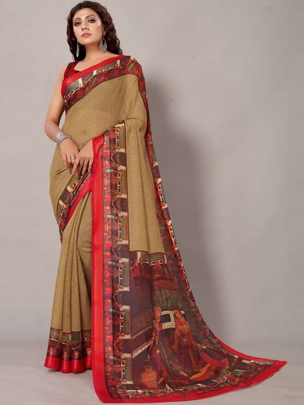 Cotton silk saree on myntra cheap