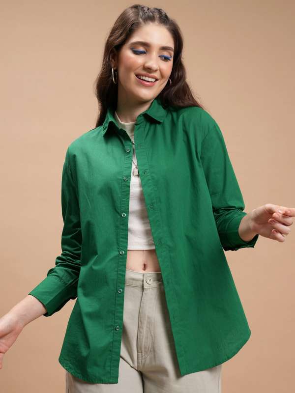 Women Green Shirts Buy Women Green Shirts online in India
