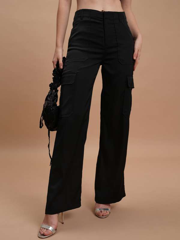 YYDGH Cargo Pants for Women Casual Loose High Waisted Straight Leg
