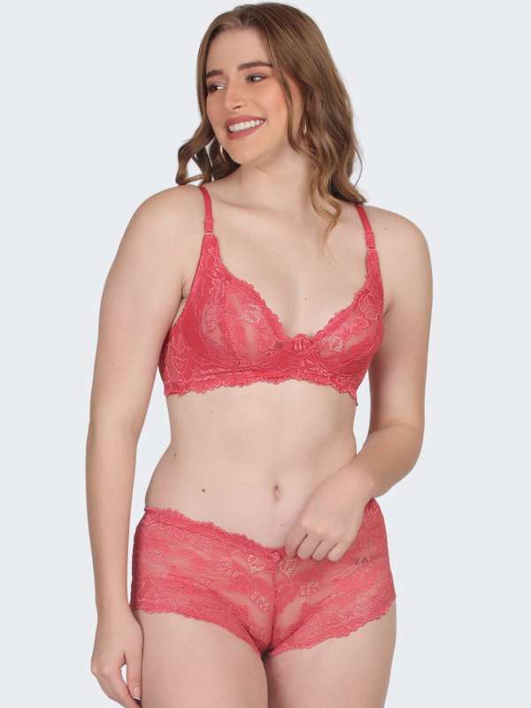 Buy Red Lingerie Sets for Women by FASENSE Online