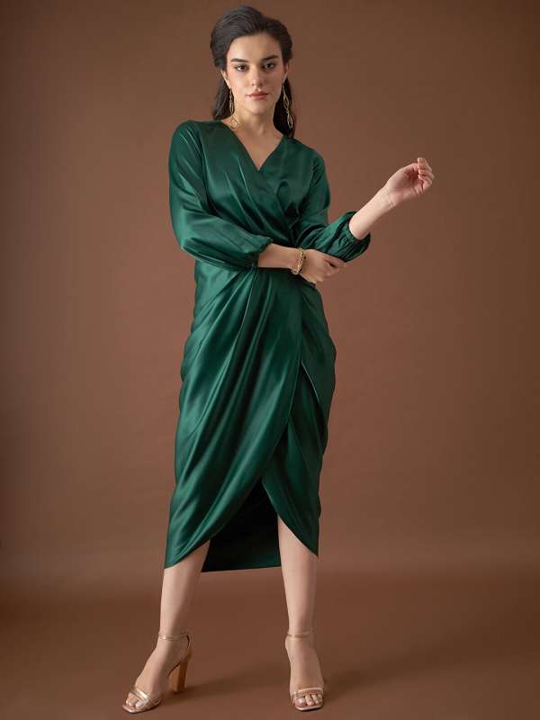 Satin Dress - Buy Stylish Satin Dresses Online in India