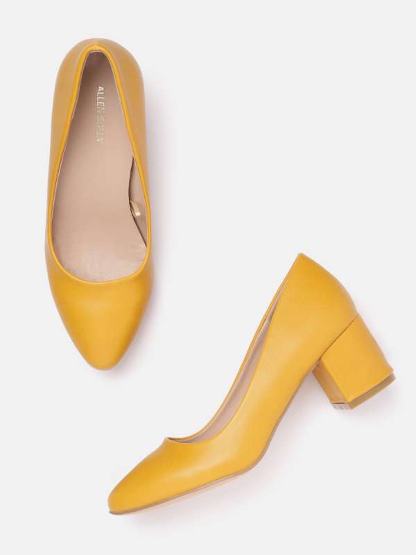 Mustard stiletto heels clearance