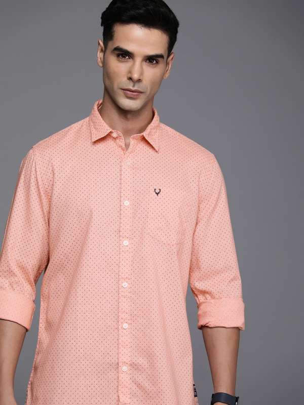 Allen solly linen shirts online sales