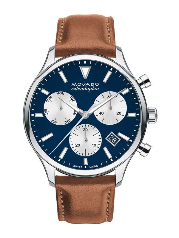 Movado men's quartz watch hot sale
