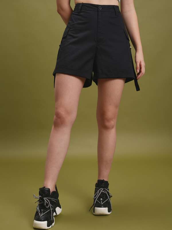 Buy QUITE COMFY BLACK SHORTS for Women Online in India