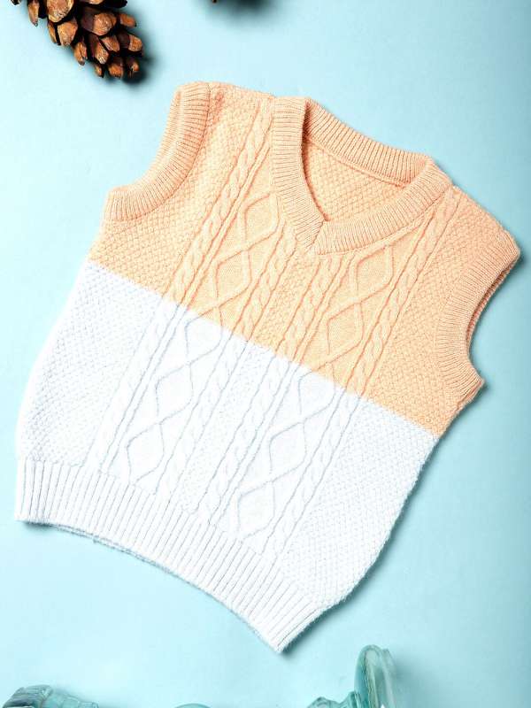 Sleeveless sweater for baby boy cheap