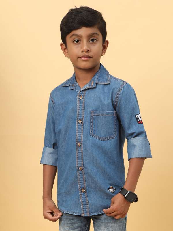Denim online shirt boys