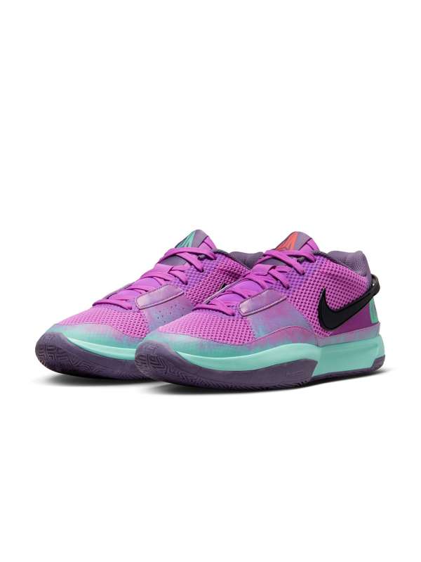 Pink and sales purple nike shoes