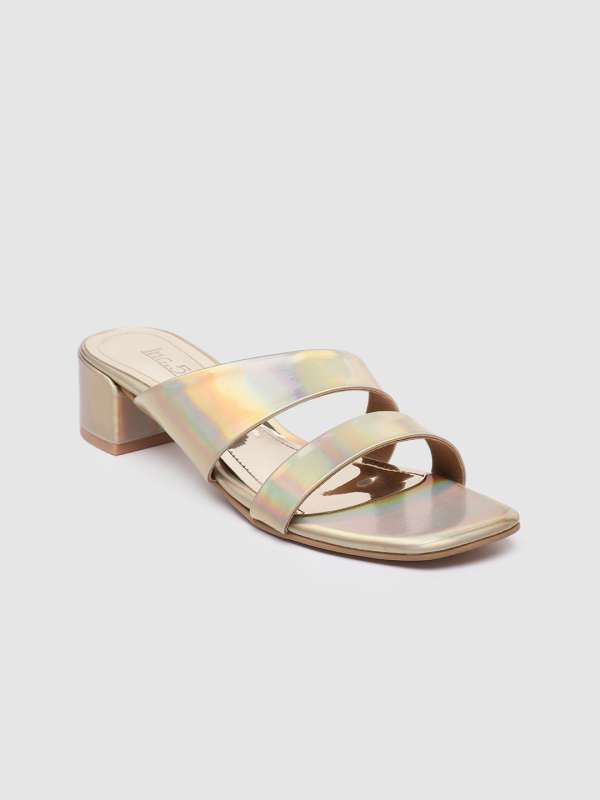 Inc 5 Gold Heels Buy Inc 5 Gold Heels online in India