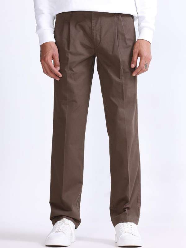 Regular Fit Twin Pleated Trousers