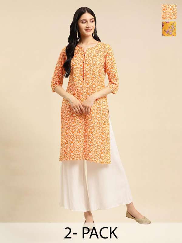 Myntra long kurtis sale store