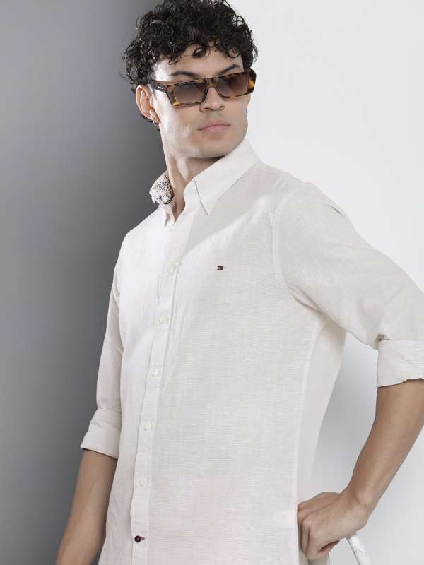 Tommy bahama 2025 white linen shirt