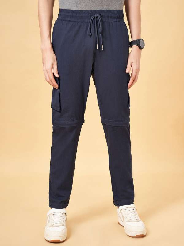 Navy Blue Cargo Trousers - Buy Navy Blue Cargo Trousers online in