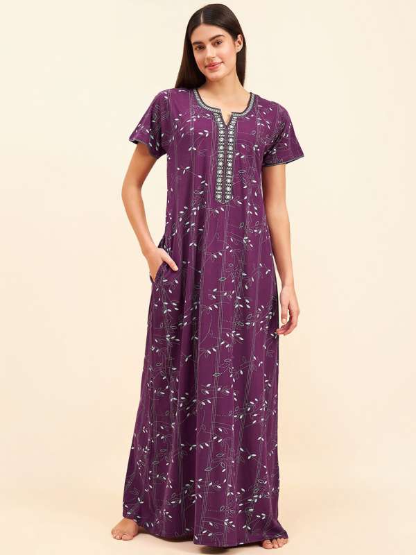 Cotton nighty shop in myntra