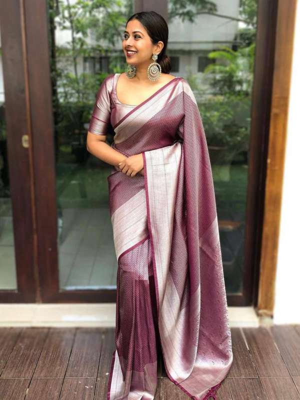 Myntra kanchipuram silk saree sale