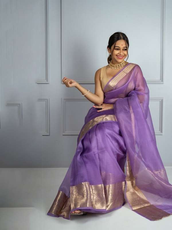 Banarasi silk saree myntra hot sale