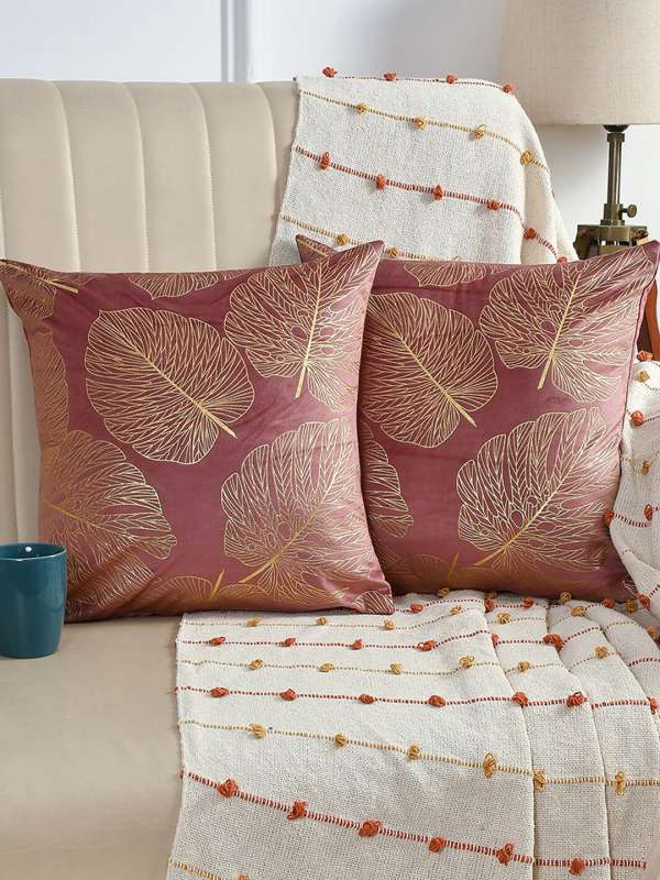 Velvet Pink Cushions Covers Buy Velvet Pink Cushions Covers online in India