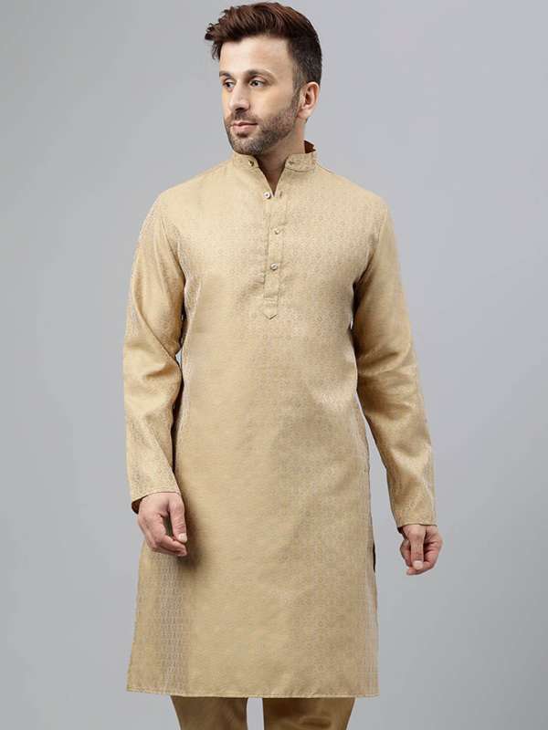Khaki colour shop kurta pajama