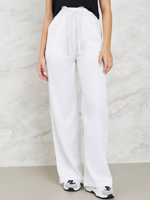 White High Waisted Chino Pants-BESTSELLER-chantamquoc.vn