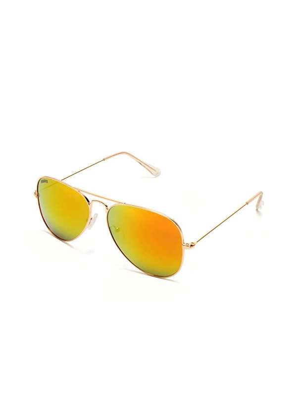 Yellow aviator discount sunglasses india