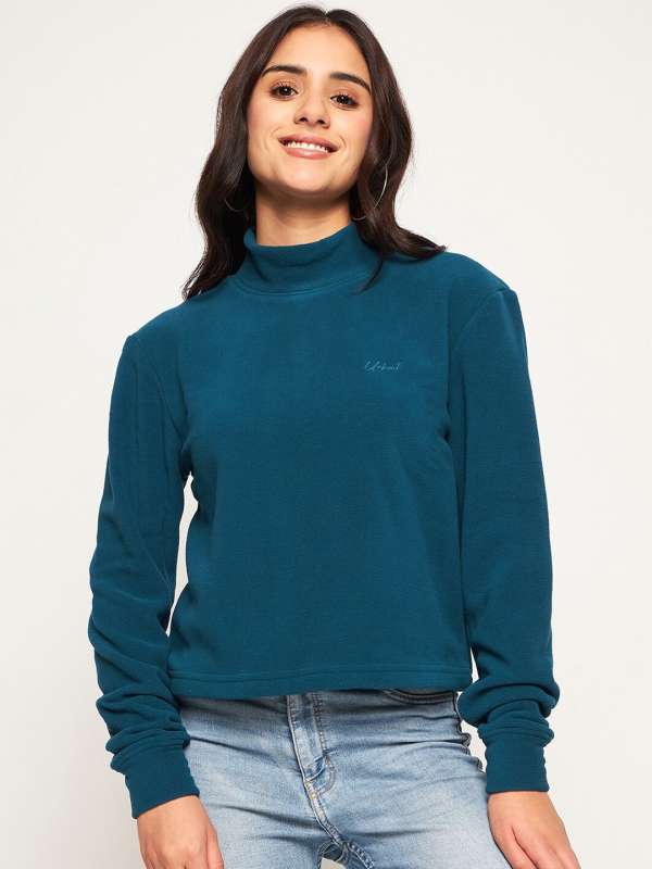 Womens turtleneck sweatshirt new arrivals