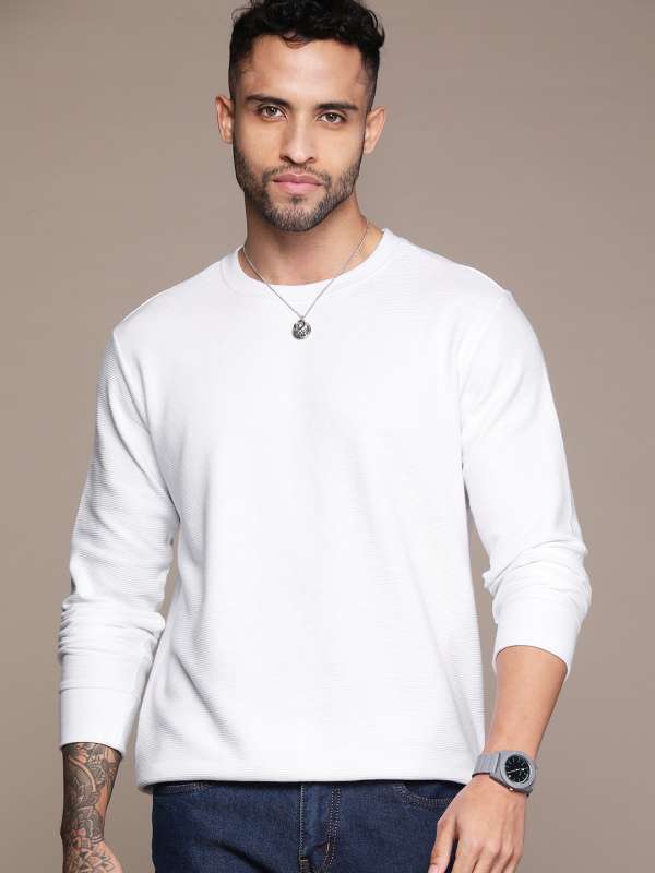 Myntra mens full sleeve t shirts best sale