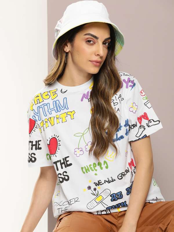 Myntra ladies t shirt sales