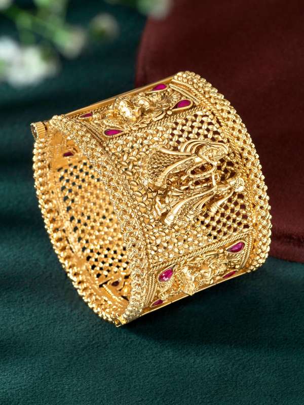 Gold Kada Buy Gold Kada Online for Women Men in India Myntra