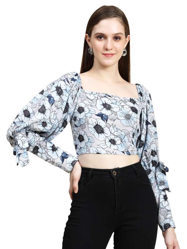 Barbie white online crop top