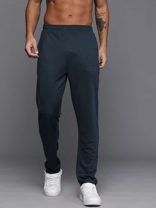 Mens navy blue track pants on sale