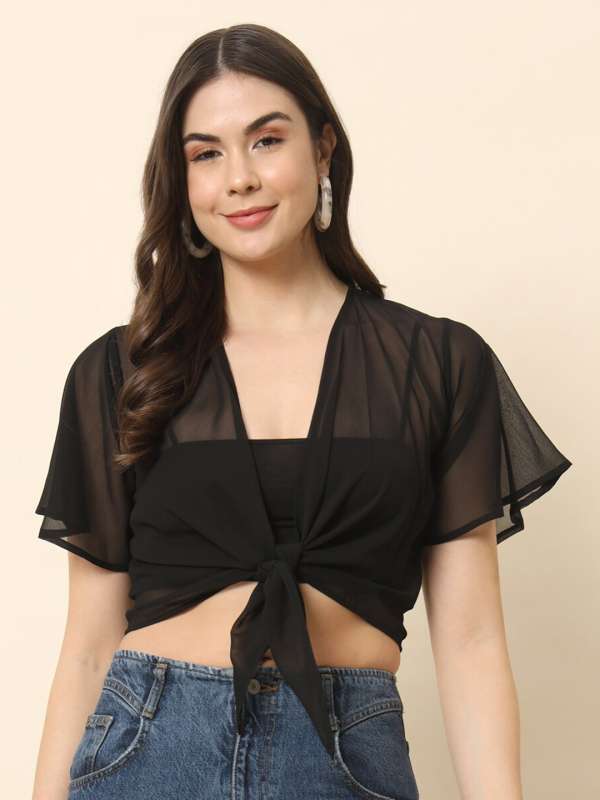 Buy Black Tops for Women by TEXCO Online