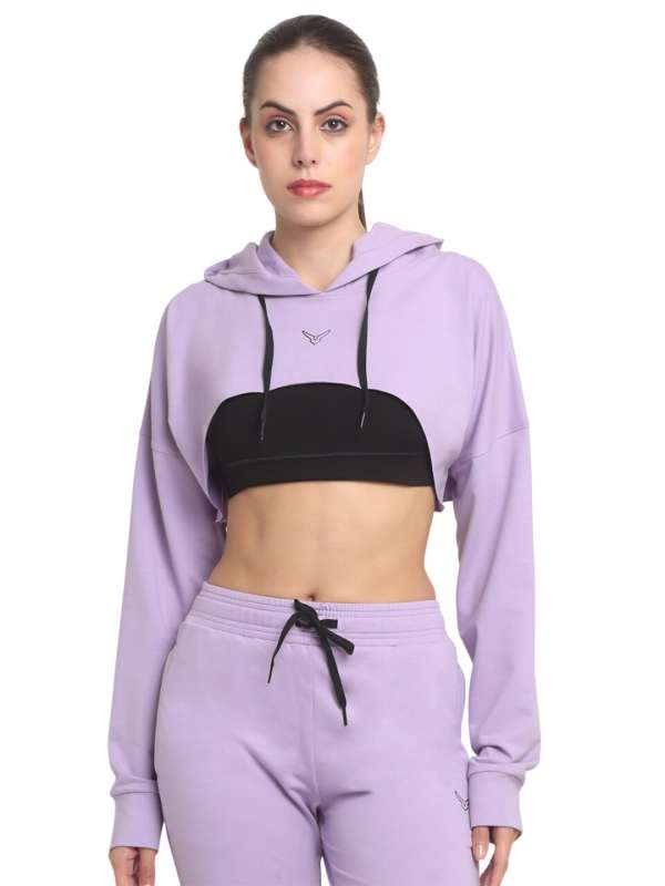 Crop hoodie deals myntra