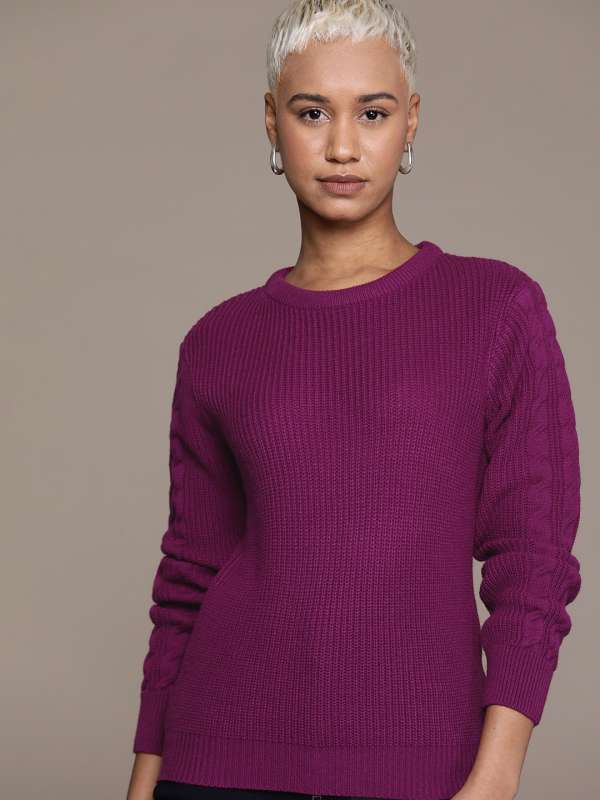 Buy Roadster Pink Sweaters Myntra