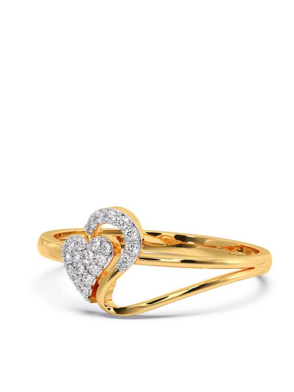 Kalyan jewellers white cheap gold ring