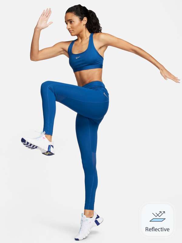NWT Nike Air Tight Fit Leggings Girl's Medium AQ8833-438 Indigo
