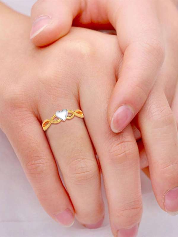 STRIPES 2 Pcs Gold Simple Round Finger Ring for Girl/Women Metal Ring Set  Price in India - Buy STRIPES 2 Pcs Gold Simple Round Finger Ring for  Girl/Women Metal Ring Set Online