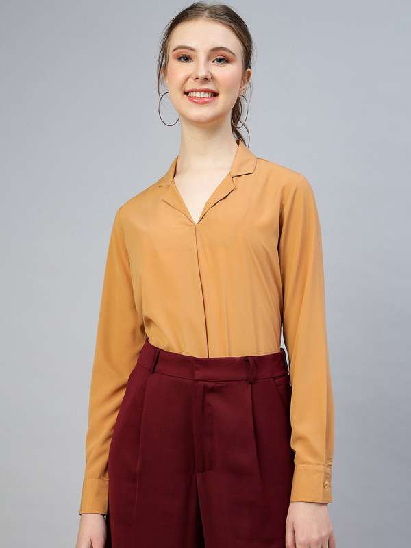 Buy Beige Tops for Women by FOUNDRY Online