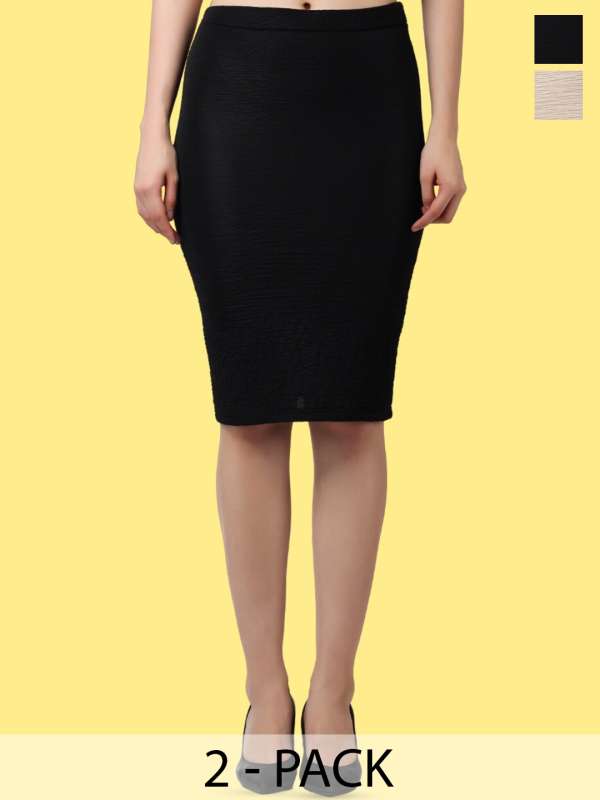 Knee length skirts jabong top