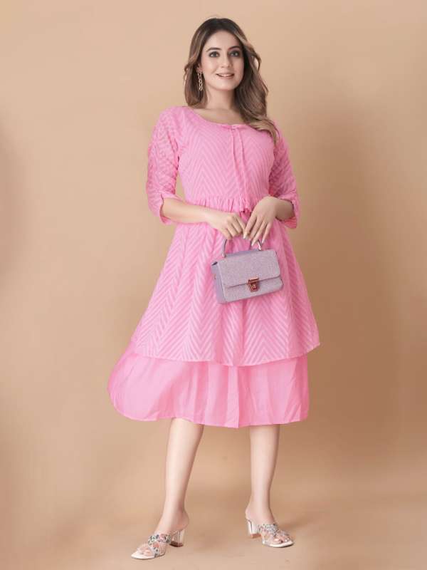 Knee length frocks online store