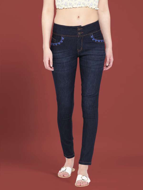 Denim jeans new arrivals myntra