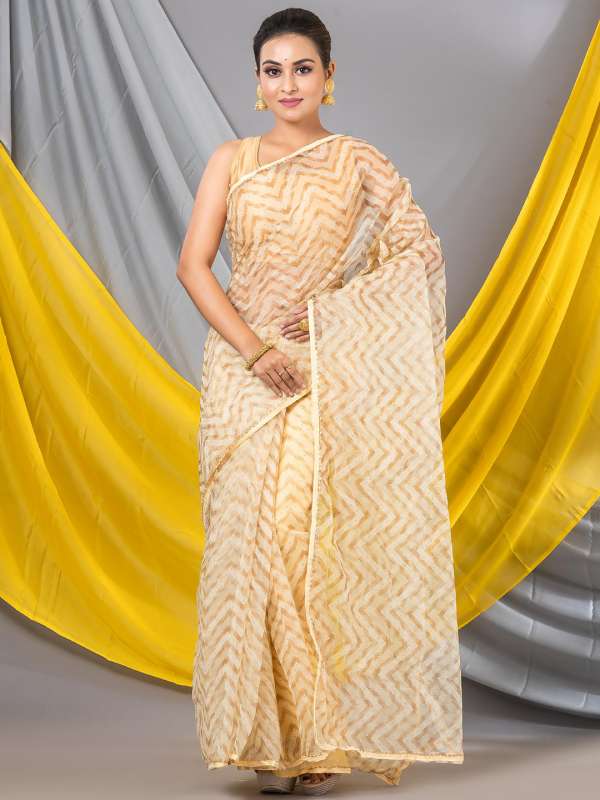 Buy Tissue Sarees Online in India Myntra