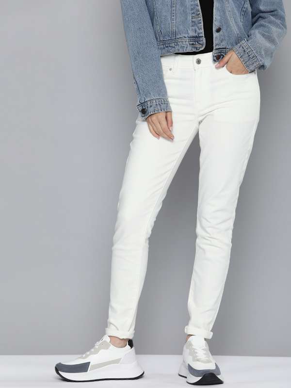 Levi's white sale jeans