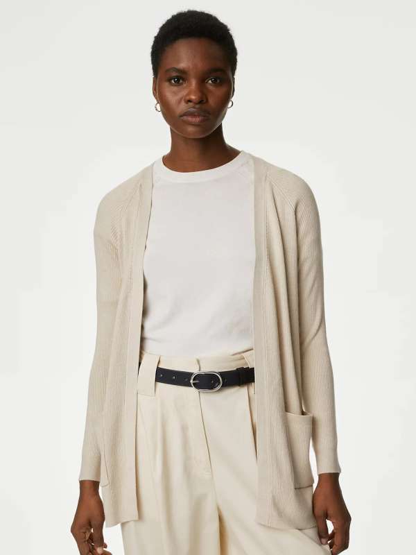 Marks and spencer cream cardigan shop