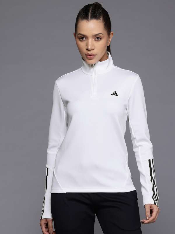 White adidas womens shirt best sale
