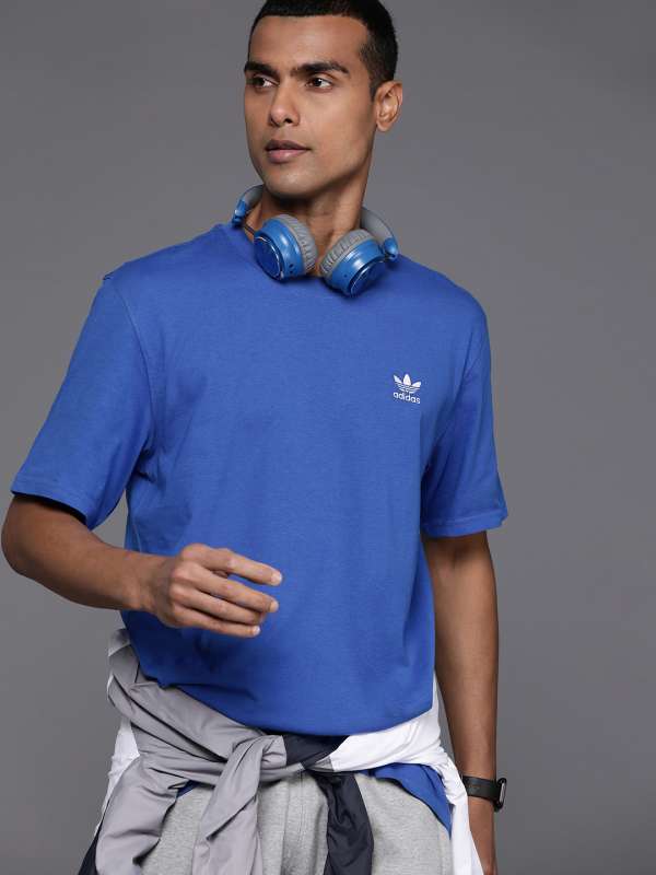 Adidas Originals Blue Clfn Solid Round Neck T Shirt 4503555.htm Buy Adidas Originals Blue Clfn Solid Round Neck T Shirt 4503555.htm online in India