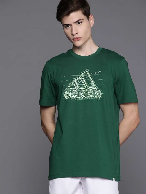 Army green adidas shirt best sale