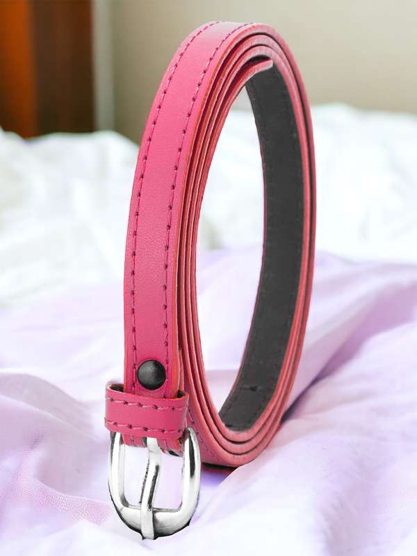Pink belts for dresses deals