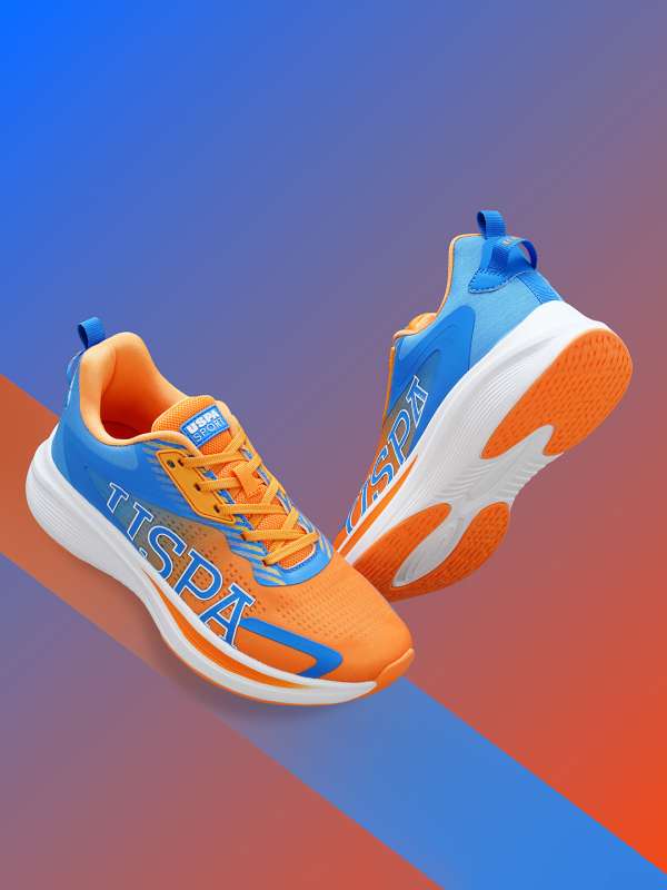 Orange hot sale track shoes
