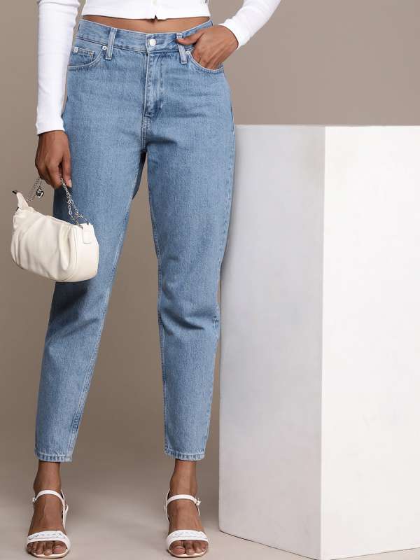 MOM JEAN S'OLIVER RELAXED FIT :Tapered leg